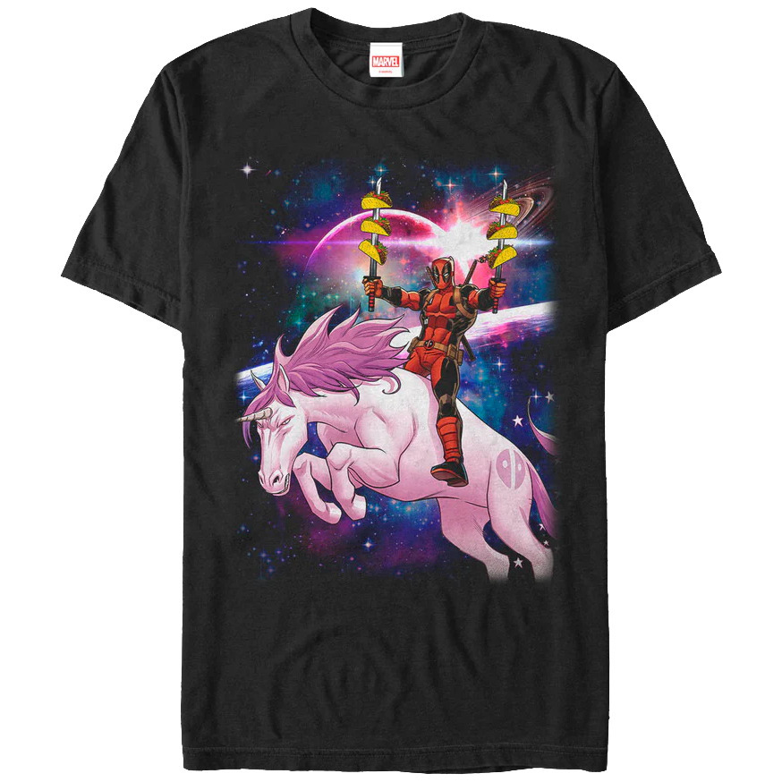 Tacos On A Unicorn Deadpool Tshirt